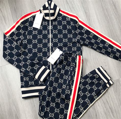 gucci blue velvet tracksuit